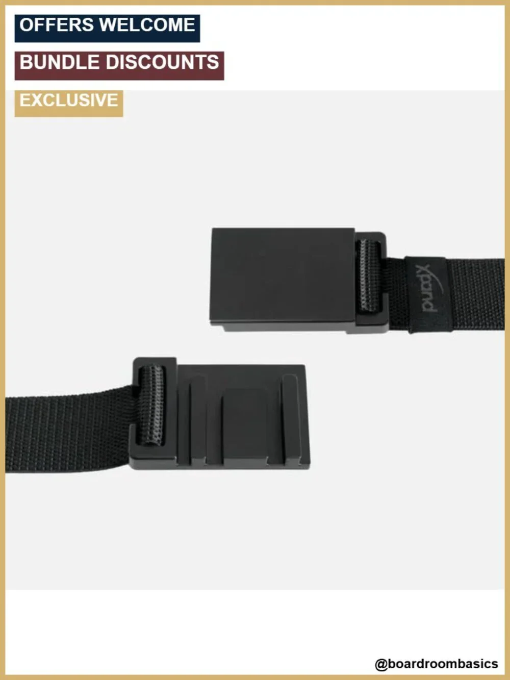 Magnetic Belt Aluminum Buckle No-Slip Adjustable Men's Accessory